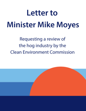 Letter to Minister Mike Moyes