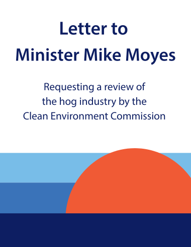 Letter to Minister Mike Moyes